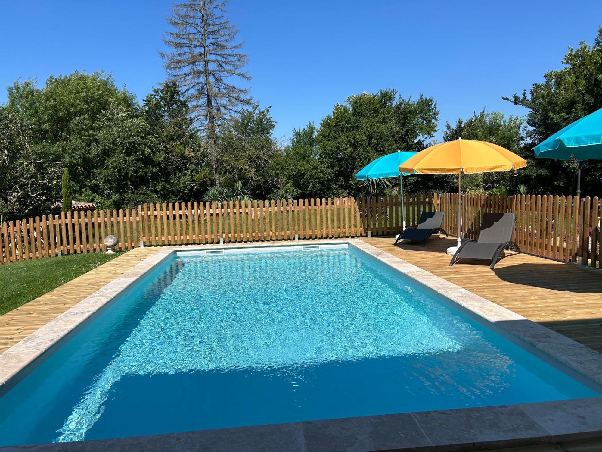 Maison D'Hotes "La Clef Des Champs" Piscine Ortance Sajas Luaran gambar